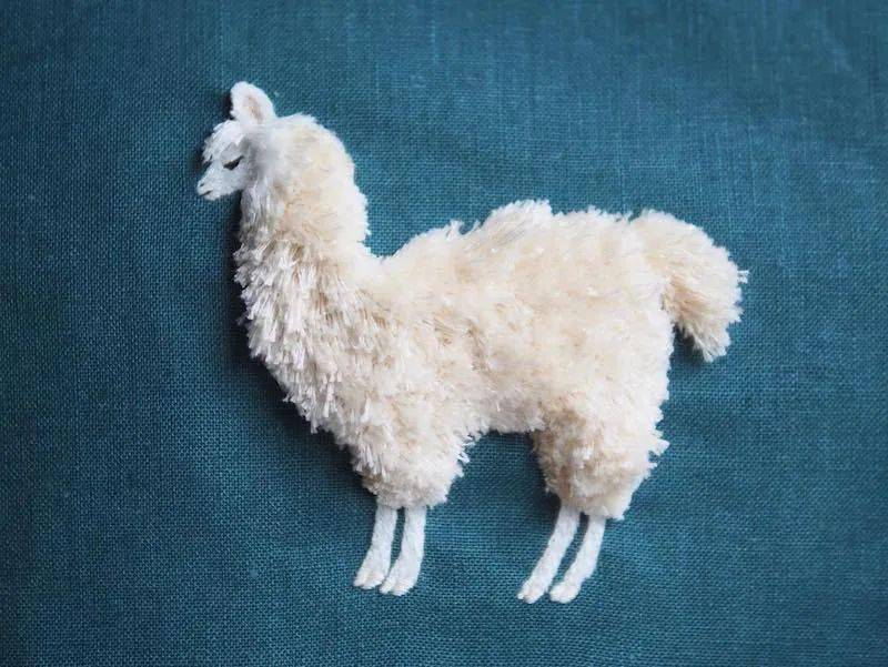 不一样的立体刺绣,让动物在衣服上玩耍_kiinii_app_手工