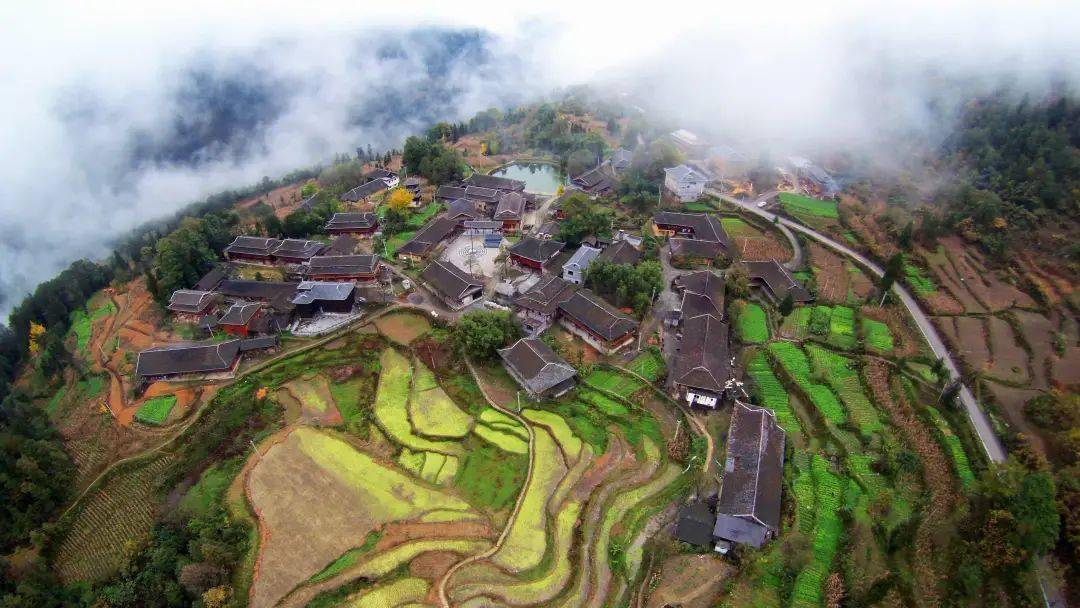 土家婚禮在武隆黃鶯鄉復興村玩彩虹滑道,網紅橋,喊泉,享受田園美景