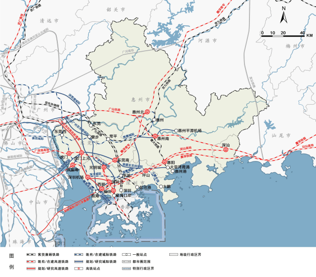 金口至惠州北段等項目規劃建設,推動廣深中軸城際(原常平至龍華城際)