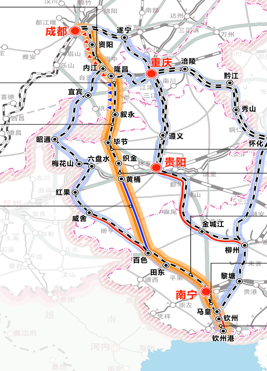 西部陆海新通道云南段图片