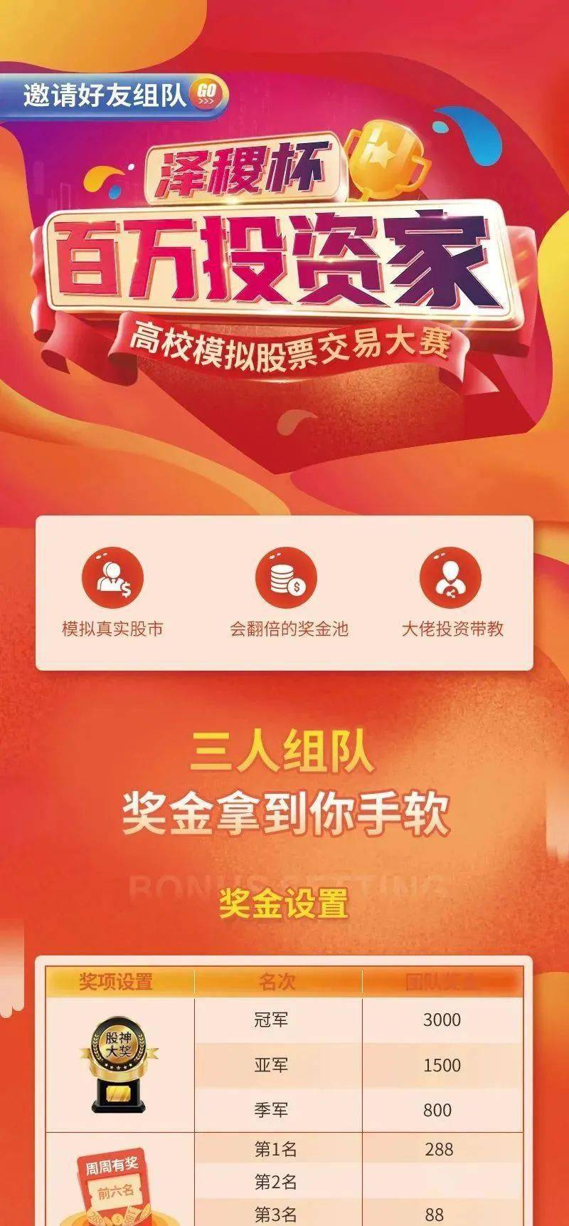 完美收官！泽稷杯百万投资家大赛圆满落幕！_搜狐网