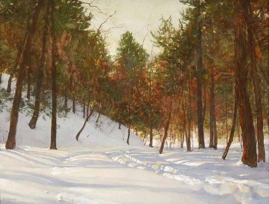 沃尔特·朗特·帕尔默walter launt palmer1854-1932美国捕捉雪的温度