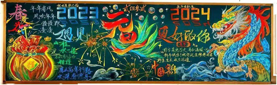 迎元旦贺新春--汝州一高主题黑板报优秀成果展示_活动_文化_氛围