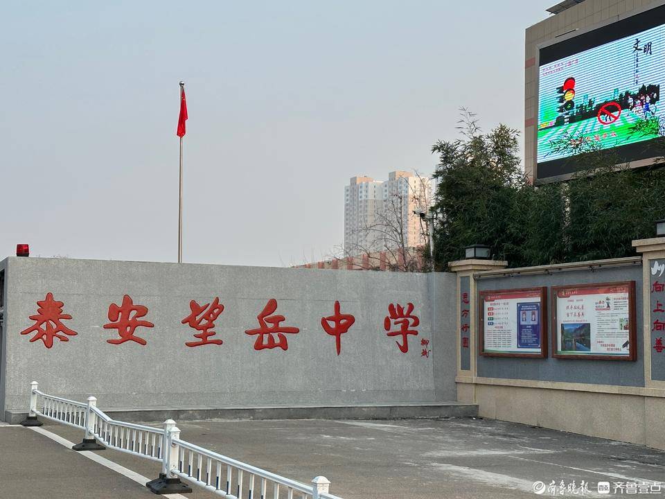 中小学在一个大院!泰山崇德实验学校,泰安望岳中学校园内真热闹