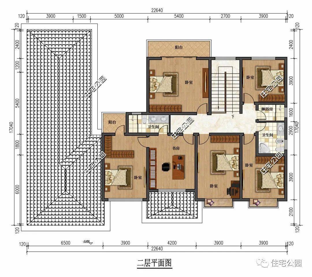 35m建築面積:259㎡佔地面積:135㎡佔地尺寸:7m × 20m9戶型編號:1908